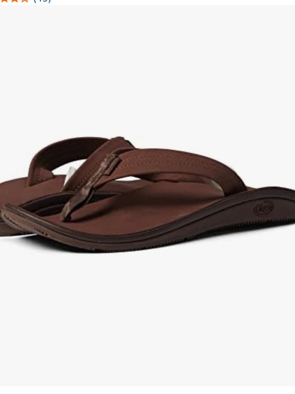 Chaco Sandals Classic Leather Brown Flip Flop Podiatric Support Women Size 9